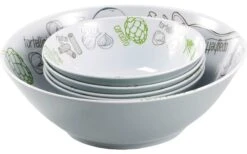 Brunner Salad & Pasta, Set De Saladiers En Mélamine 5pcs.
