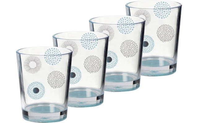 Verres En Acrylique Brunner Deep Sea 300 Ml, Lot De 4 3 Verres En Acrylique Brunner Deep Sea 300 Ml, Lot De 4