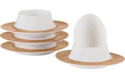 Berger Coquetiers En Bois, Lot De 4