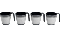 Ensemble De Vaisselle En Mélamine Granite Flamefield 12-pcs Gris -Cuisine Extérieure Boutique 252395 1808886 1