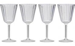 Verres à Vin En Plastique Flamefield Royal 280 Ml, Lot De 4