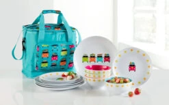 Flamefield Camper Smiles Set De Vaisselle En Mélamine 12 Pièces