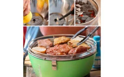 Feuerdesign Vesuvio Barbecue Au Charbon De Bois / Barbecue De Table Vert Avec Accessoires 11 Feuerdesign Vesuvio Barbecue Au Charbon De Bois / Barbecue De Table Vert Avec Accessoires -Cuisine Extérieure Boutique 291145 2438089