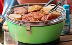 Feuerdesign Vesuvio Barbecue Au Charbon De Bois / Barbecue De Table Vert Avec Accessoires 12 Feuerdesign Vesuvio Barbecue Au Charbon De Bois / Barbecue De Table Vert Avec Accessoires -Cuisine Extérieure Boutique 291185 2024100