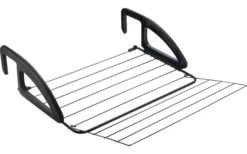 Metaltex Bries Chauffage Et Balcon Sèche-linge Noir