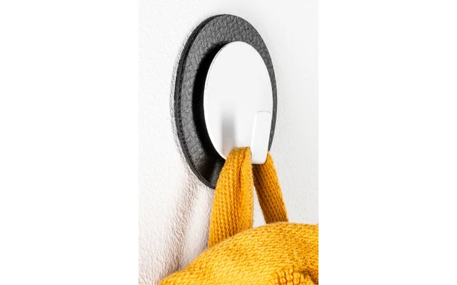 Silwy Clever Magnetic Hook Incl. Metal Nano Gel Pad 5 Cm 2 Pcs. Noir 7 Silwy Clever Magnetic Hook Incl. Metal Nano Gel Pad 5 Cm 2 Pcs. Noir – Image 5