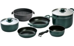 Set De Casseroles Selva Vert 10 Pièces Beaver Brand.