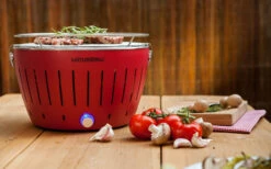 LotusGrill S Charcoal / Table Grill Avec Sac De Transport Deep Blue