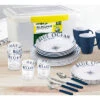 Lot De Vaisselle (38 Pièces) Brunner Blue Ocean -Cuisine Extérieure Boutique 343173 2252362