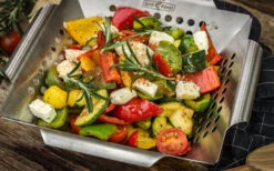 Grillfürst Panier à Légumes Acier Inoxydable 25 X 25 X 6 Cm -Cuisine Extérieure Boutique 384695 2808511