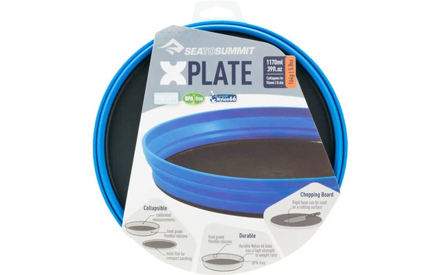 Sea To Summit X-Plate Assiette Pliante Navy 1170 Ml 7 Sea To Summit X-Plate Assiette Pliante Navy 1170 Ml – Image 5
