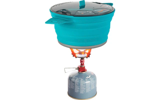 Sea To Summit Seat To Summit X-Pot 2.8 Pot Pliable 2,8 Litres Turquoise 5 Sea To Summit Seat To Summit X-Pot 2.8 Pot Pliable 2,8 Litres Turquoise – Image 3