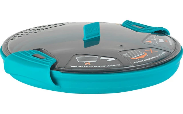 Sea To Summit Seat To Summit X-Pot 2.8 Pot Pliable 2,8 Litres Turquoise 6 Sea To Summit Seat To Summit X-Pot 2.8 Pot Pliable 2,8 Litres Turquoise – Image 4