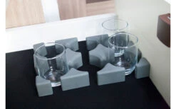 Système Vario Module 1 Purvario By Dörr - 6 Supports (bas) Pour Verres / Tasses