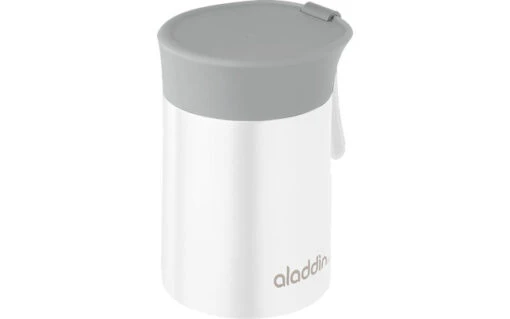Aladdin Enjoy Thermavav Lunch Gobelet Isotherme En Acier Inoxydable 0,4 Litre Blanc – Image 2