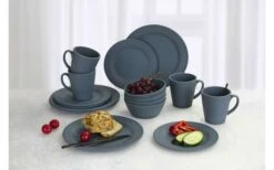 Set De Vaisselle Kynne 16 Pcs. Gris Berger 6 Set De Vaisselle Kynne 16 Pcs. Gris Berger -Cuisine Extérieure Boutique 440723 3121838