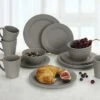 Set De Vaisselle Kynne 16 Pcs. Gris Berger