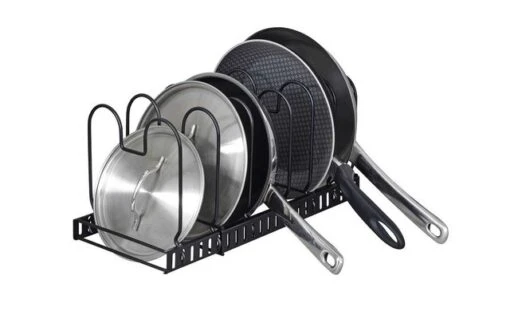 Support Pour Couvercles Et Poêles Wenko Support De Vaisselle Extensible Pour Couvercles Et Poêles – Image 3