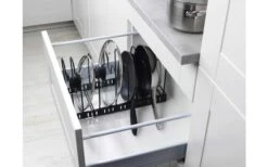 Support Pour Couvercles Et Poêles Wenko Support De Vaisselle Extensible Pour Couvercles Et Poêles -Cuisine Extérieure Boutique 487230 3484275
