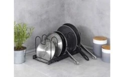 Support Pour Couvercles Et Poêles Wenko Support De Vaisselle Extensible Pour Couvercles Et Poêles -Cuisine Extérieure Boutique 487587 3484281