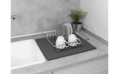 Tapis D'égouttement Microfibre Miko Gris Wenko -Cuisine Extérieure Boutique 492416 3504791