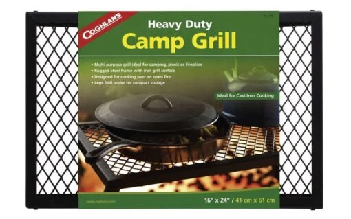 Coghlans Barbecue Pliant Heavy Duty 61 X 41 Cm Noir