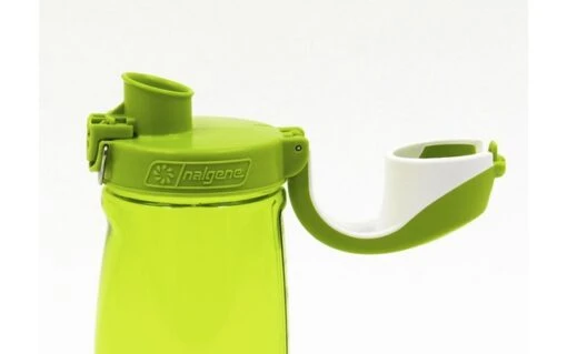 Gourde Nalgene 'OTF' 0,65 Litre Transparente/noire – Image 5