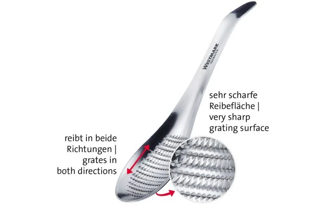 Westmark Râpe à Cuillère Râpe à Gingembre Argentée 4 Westmark Râpe à Cuillère Râpe à Gingembre Argentée – Image 2