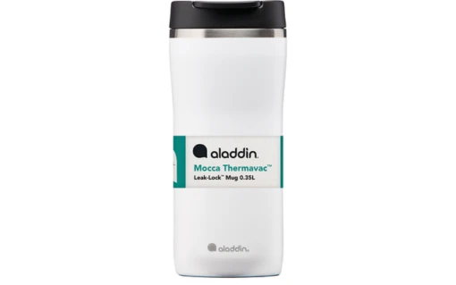 Aladdin Barista Mocca Gobelet Isolé En Acier Inoxydable 0,35 Litre Blanc Neige