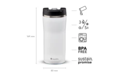 Aladdin Barista Mocca Gobelet Isolé En Acier Inoxydable 0,35 Litre Blanc Neige -Cuisine Extérieure Boutique 594851 4449623