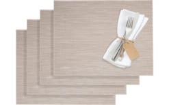 Westmark Set De Table Uni 4 Pièces 42 X 32 Cm Beige Blanc
