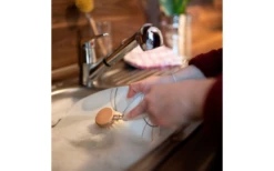 Têtes Interchangeables Chinchilla 3 Pièces En Bois, Brosse à Vaisselle Incluse