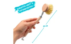 Têtes Interchangeables Chinchilla 3 Pièces En Bois, Brosse à Vaisselle Incluse -Cuisine Extérieure Boutique 613903 4445503