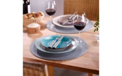 Westmark Circle Set De Table 4 Pièces Rond 38 Cm Bleu -Cuisine Extérieure Boutique 625439 4365035