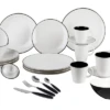Gimex Linea Set De Vaisselle 16 Pièces Bleu -Cuisine Extérieure Boutique 634743 4371931
