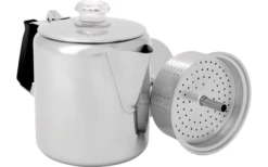 GSI Cafetière En Acier Inoxydable Pour 6 Tasses Avec Poignée En Silicone 0,9 Litre