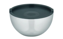 Elo Basic Bol à Double Paroi Argent Noir 17 Cm