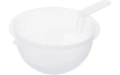 Rotho Rondo Passoire à Manche Blanc