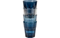Bo-Camp Verre Tink Mix&Match 4pcs 200 Ml Bleu