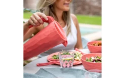 Koziol Club Pitcher Superglas Pichet Avec Couvercle 1,5 Litre Nature Wood -Cuisine Extérieure Boutique 692201 4744868 1