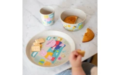 Koziol Connect Peppa Pig Petite Assiette, Bol Et Gobelet Set 3 Pièces