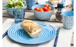 Bo-Camp Set De Vaisselle Mix&Match 16 Pcs Mélamine Bleu -Cuisine Extérieure Boutique 692612 4704962