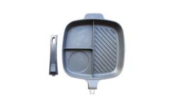 Wecamp Poêle à Frire 3 Zones