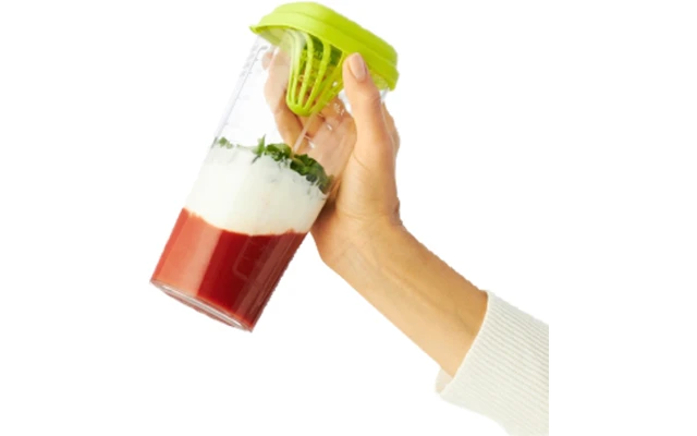 Rotho Loft Shaker 5 In 1 Gourde 1 Litre Vert Mistletoe 3 Rotho Loft Shaker 5 In 1 Gourde 1 Litre Vert Mistletoe